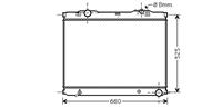 kia RADIATEUR BENZINE 2.4 i 16V / 3.5 i 24V 83002055