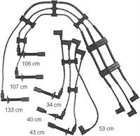 porsche Bougiekabelset