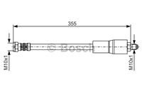 Bremsschlauch | BOSCH (1 987 476 751)