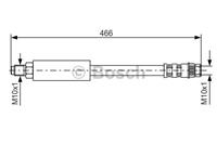 BOSCH Bremsschläuche 1 987 476 492 Bremsschlauch RENAULT,ALPINE,ESPACE II J/S63_,25 B29_,TRAFIC Kasten T1, T3, T4,TRAFIC Bus T5, T6, T7