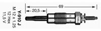 GlÃ¼hkerze D-Power 3 NGK 3617