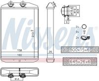 NISSENS Wärmetauscher 73344 Plattenwärmetauscher,Heizungskühler MERCEDES-BENZ,OPEL,RENAULT,CITAN Kasten 415,CITAN Kombi 415,CITAN Mixto 415