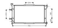 subaru Radiateur Sub Legacy2 2.0 At 95-98
