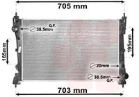 fiat Radiateur 17002449