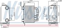 Ölkühler, Automatikgetriebe Nissens 90833