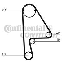 CONTITECH Zahnriemen CT862 Steuerriemen HONDA,CIVIC VI Hatchback EJ, EK,CIVIC VI Fastback MA, MB,CIVIC VI Aerodeck MB, MC,CIVIC V Hatchback EG