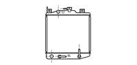 suzuki RADIATEUR BENZINE tot94 1.0 AT