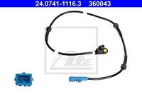 Sensor, Raddrehzahl Hinterachse ATE 24.0741-1116.3