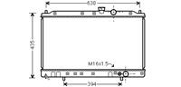 mitsubishi RADIATEUR BENZINE 1,8/2,0 -AUTO +/zonder AIRCO