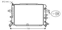opel RADIATEUR ASTRA H 16i MT