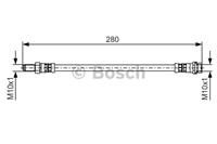 Bremsschlauch Hinterachse außen Bosch 1 987 481 488