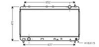 toyota Radiateur Camry 3.0 Mt 10/96-