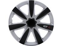 4-Delige Wieldoppenset GTX Carbon Black & Silver 13''