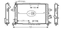 opel RADIATEUR DIESEL 1.7 CDTi MT zonder AIRCO