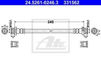 Bremsschlauch Hinterachse rechts ATE 24.5261-0246.3