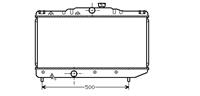 Toyota Radiateur Benzine 1.6 - 4wd. Station Mt