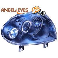 Koplampen Renault Clio II 1998-2001 zwart