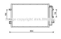 iveco Condensor, airconditioning