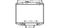 nissan RADIATEUR TERRANO2 27TDiC AT 00-02