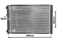 volkswagen Radiateur Benzine 1.4