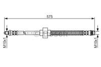 BOSCH Bremsschläuche 1 987 476 870 Bremsschlauch CITROËN,C5 II Break RE_,C5 I DC_,C5 I Break DE_,C5 II RC_