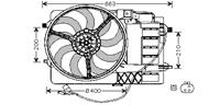 vanwezel Koelventilatorwiel VAN WEZEL 0502746