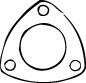WALKER Dichtung, Abgasrohr VOLVO,LAND ROVER 80733 WCM500120,30713206,WCM500120