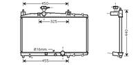 toyota RADIATEUR DIESEL 1.4 D4-deurs
