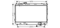 kia RADIATEUR CARENS2 16i/18i MT 02-06