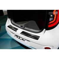 Zwart RVS Achterbumperprotector Kia Soul EV 2014- (2-Delig)