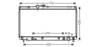 RADIATEUR LEXUS IS300 30i AT 01-04