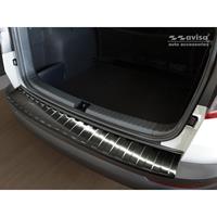 Zwart RVS Achterbumperprotector Skoda Karoq 2017-Ribs'