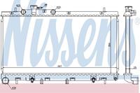 Kühler, Motorkühlung Nissens 67729