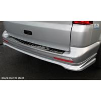 Volkswagen Zwart-Chroom RVS Achterbumperprotector VW Transporter T5 2003-2015 (alle) & T6 2015- (met achterdeur