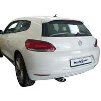 100% RVS Sportuitlaat Volkswagen Scirocco 1.4 TSi (122pk) 2008- 120x80 Oblique