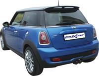 100% RVS Sportuitlaat BMW New Mini 1.6 Cooper S (175pk) 11/2006- 2x80mm Racing