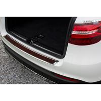mercedes-benz RVS AchterbumperprotectorDeluxe' Mercedes GLC 2015- Chroom/Rood-Zwart Carbon