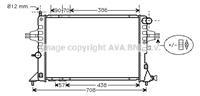 PRASCO Wasserkühler OLA2252 Kühler,Motorkühler OPEL,CHEVROLET,VAUXHALL,ZAFIRA A F75_,ASTRA G CC F48_, F08_,ASTRA G Caravan F35_,ASTRA G Cabriolet F67