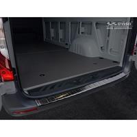 mercedes-benz Zwart RVS Achterbumperprotector Mercedes Sprinter III 2018-Ribs'