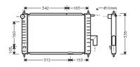 daewoo RADIATEUR BENZINE