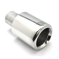 Ulter Sport uitlaatsierstuk rond Big Rim Ø100/50 mm 180 mm RVS zilver