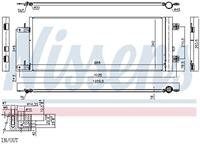 Condensator, airconditioner NISSENS 940409