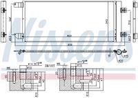 Condensor, airconditioning NISSENS 940495