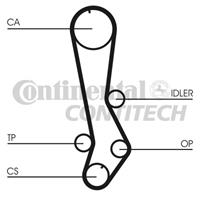 CONTITECH Zahnriemen CT876 Steuerriemen TOYOTA,LEXUS,IS I JCE1_, GXE1_,IS SportCross