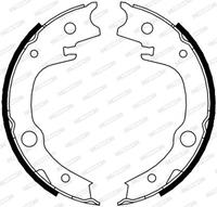 Bremsbackensatz, Feststellbremse Hinterachse Ferodo FSB4014