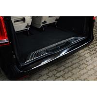 mercedes-benz Zwart RVS Achterbumperprotector Mercedes Vito / V-Klasse 2014-Ribs'