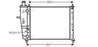 fiat RADIATEUR BENZINE 14 16 -AUTO zonder AIRCO