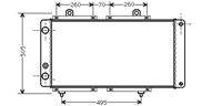 citroen Radiateur Diesel 2.5 -4/85