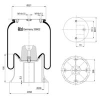 febibilstein Federbalg, Luftfederung Febi Bilstein 39862