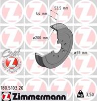 Bremstrommel 'COAT Z' | Zimmermann (180.5103.20)